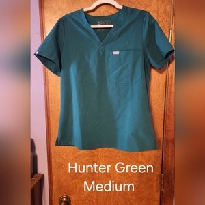 Figs Hunter Green Women's Top